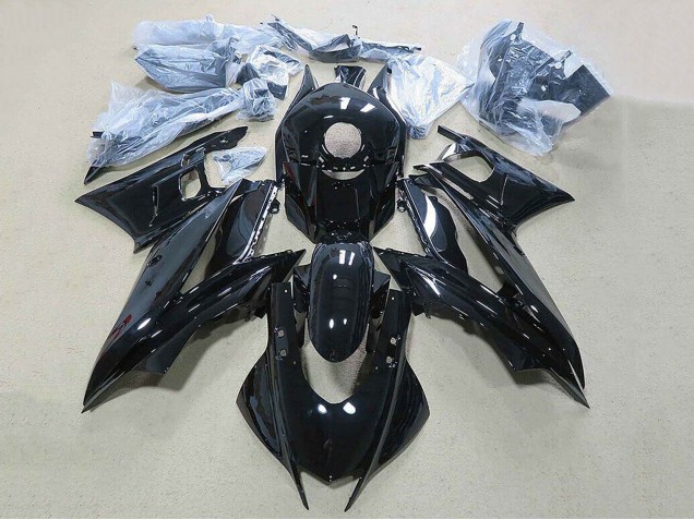 Noir Brillant Carénages Moto Yamaha YZF R3/R25 2019-2021