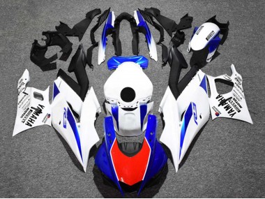 Blanc Bleu Rouge Noir Carénage Moto Yamaha YZF R3/R25 2019-2021 Pas Chère