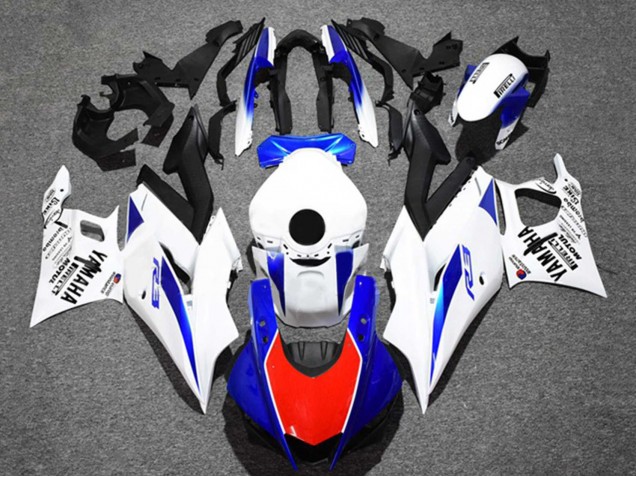 Blanc Bleu Rouge Noir Carénage Moto Yamaha YZF R3/R25 2019-2021