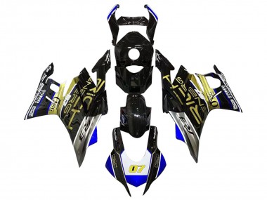 Blanc Bleu Noir Or Trick Star 07 Carénage Moto Yamaha YZF R3/R25 2019-2021 Pas Chère