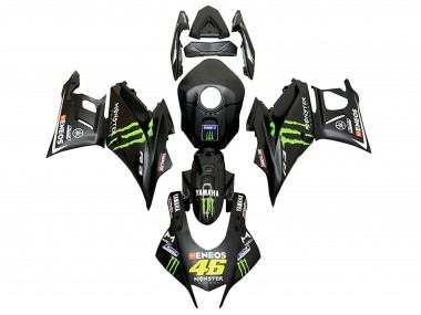 Noir Vert ENEOS Monstre 46 Carénage Moto Yamaha YZF R3/R25 2019-2021 Pas Chère