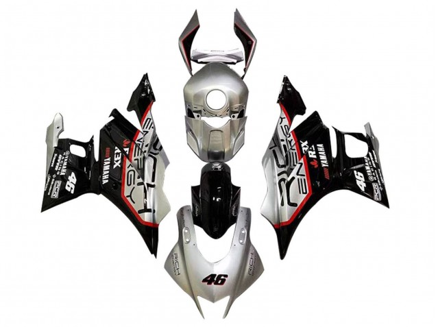 Argent Rouge Noir 46 Carénage Moto Yamaha YZF R3/R25 2019-2021