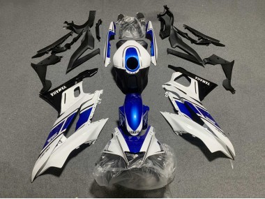 Blanc Bleu Noir Yamalube Carénage Moto Yamaha YZF R3/R25 2019-2021 Pas Chère