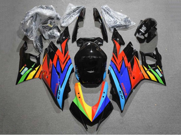 Bleu Rouge Vert Jaune Noir Carénage Moto Yamaha YZF R3/R25 2019-2021