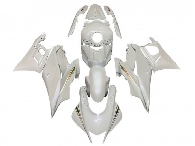 Blanc Or Carénage Moto Yamaha YZF R3/R25 2019-2021 Pas Chère