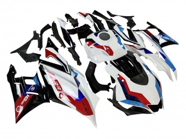 Blanc Bleu Rouge Noir Brillant Carénage Moto Yamaha YZF R3/R25 2019-2021 Pas Chère