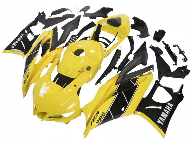 Jaune Noir Carénage Moto Yamaha YZF R3/R25 2019-2021
