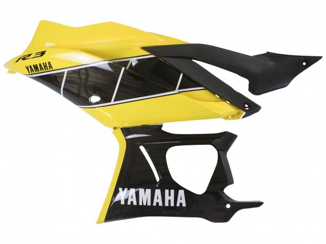 Jaune Noir Carénage Moto Yamaha YZF R3/R25 2019-2021