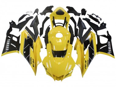 Jaune Noir Carénage Moto Yamaha YZF R3/R25 2019-2021 Pas Chère