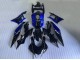 Bleu Noir Brillant Carénage Moto Yamaha YZF R3/R25 2022-2024