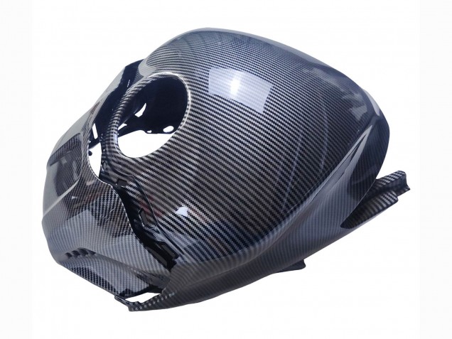 Noir Fibre de Carbone Style Or Rouge ABBOT Carénage Moto Yamaha YZF R3/R25 2022-2024