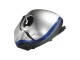 Noir Fibre de Carbone Style Argent Bleu Carénage Moto Yamaha YZF R3/R25 2022-2024