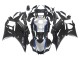 Noir Fibre de Carbone Style Argent Bleu Carénage Moto Yamaha YZF R3/R25 2022-2024