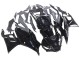 Noir Brillant Carénages Moto Yamaha YZF R3/R25 2022-2024