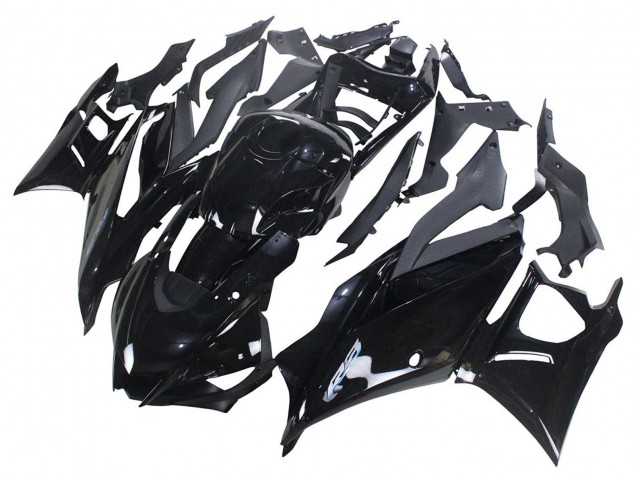 Noir Brillant Carénages Moto Yamaha YZF R3/R25 2022-2024