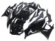 Noir Brillant Carénages Moto Yamaha YZF R3/R25 2022-2024