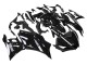 Noir Brillant Carénage Moto Yamaha YZF R3/R25 2022-2024