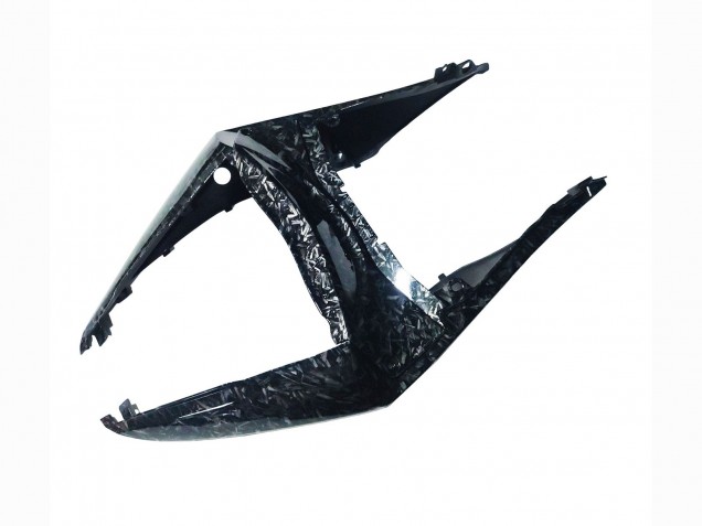 Marbre Noir Argent Bleu Fibre de Carbone Forgée Style Carénage Moto Yamaha YZF R3/R25 2022-2024