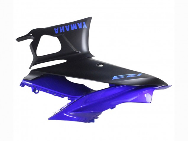 Bleu Noir Mat Carénages Moto Yamaha YZF R3/R25 2022-2024