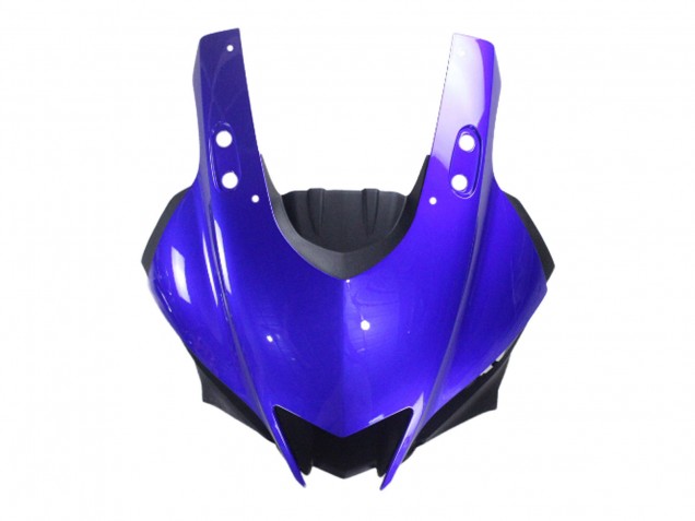Bleu Noir Mat Carénages Moto Yamaha YZF R3/R25 2022-2024