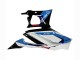 Blanc Bleu Rouge Noir Carénage Moto Yamaha YZF R3/R25 2022-2024