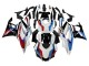 Blanc Bleu Rouge Noir Carénage Moto Yamaha YZF R3/R25 2022-2024