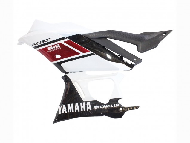Blanc Rouge Noir Yamalube Carénage Moto Yamaha YZF R3/R25 2022-2024