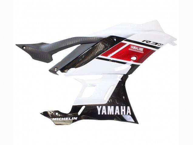 Blanc Rouge Noir Yamalube Carénage Moto Yamaha YZF R3/R25 2022-2024