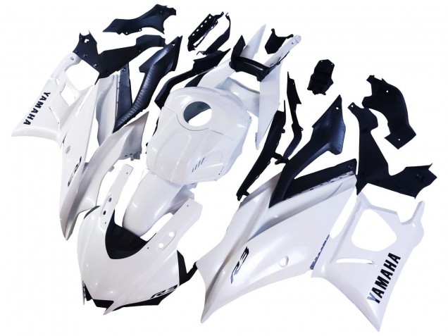 Blanc Carénage Moto Yamaha YZF R3/R25 2022-2024