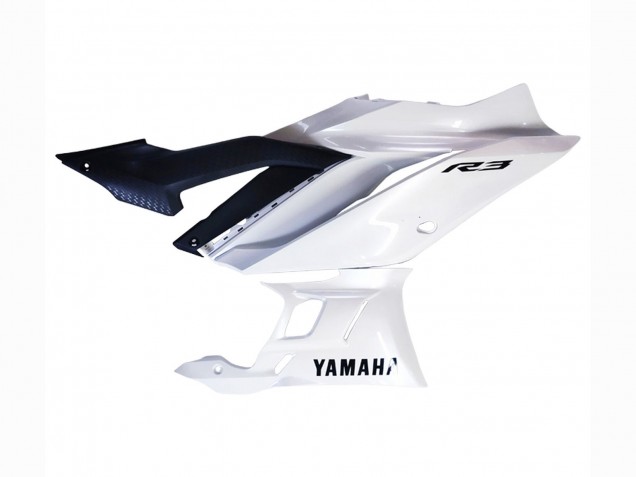 Blanc Carénage Moto Yamaha YZF R3/R25 2022-2024