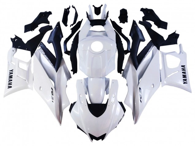 Blanc Carénage Moto Yamaha YZF R3/R25 2022-2024