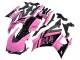 Rose Noir Brillant Monstre Carénage Moto Yamaha YZF R3/R25 2022-2024