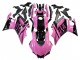 Rose Noir Brillant Monstre Carénage Moto Yamaha YZF R3/R25 2022-2024