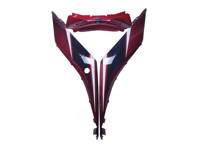 Rouge Blanc Noir Brillant Carénages Moto Yamaha YZF R3/R25 2022-2024
