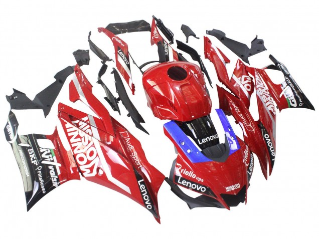 Rouge Bleu Noir Lenovo Valsir Carénage Moto Yamaha YZF R3/R25 2022-2024