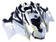 Blanc Jaune Noir Carénage Moto Yamaha YZF R3/R25 2022-2024