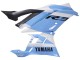 Blanc Bleu Clair Carénage Moto Yamaha YZF R3/R25 2022-2024