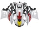 Blanc Rouge Jaune Noir Carénage Moto Yamaha YZF R3/R25 2022-2024