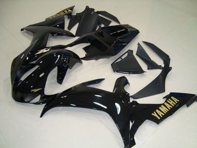 Noir Brillant Or Décalque Carénage Moto Yamaha YZF R1 2002-2003
