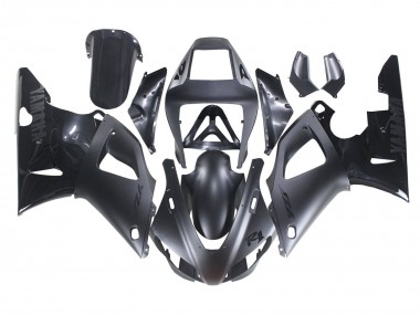 Noir Mat Noir Brillant Carénage Moto Yamaha YZF 1000 R1 1998-1999 Pas Chère