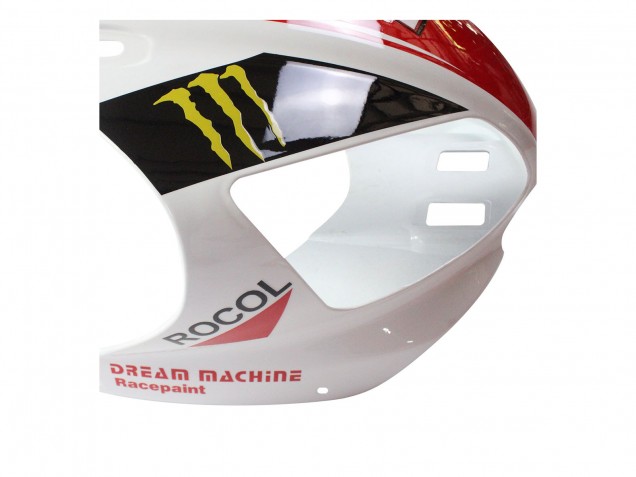 Rouge Blanc Noir Jaune Monstre Milwaukee MAXXIS 11 Carénage Moto Yamaha YZF 1000 R1 1998-1999