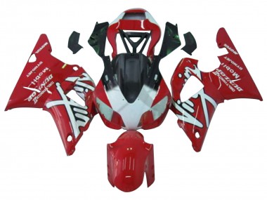 Rouge Blanc Noir Dunlop Carénage Moto Yamaha YZF 1000 R1 1998-1999 Pas Chère