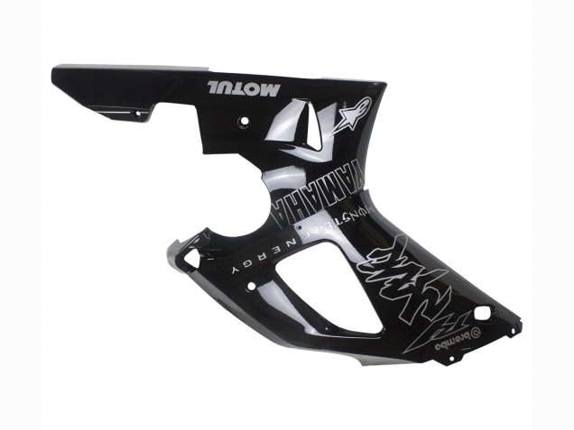 Noir Brillant Blanc Monstre Motul Carénage Moto Yamaha YZF 1000 R1 2000-2001