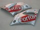 Argent Rouge Fortuna Motul Carénage Moto Yamaha YZF 1000 R1 2000-2001