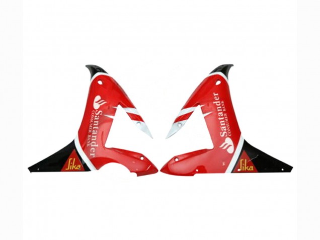Rouge Argent Noir Santander Carénage Moto Yamaha YZF 1000 R1 2002-2003