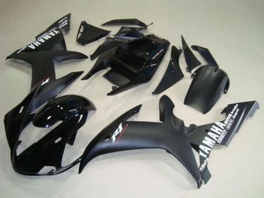 Noir Brillant Noir Mat Blanc Décalque Carénage Moto Yamaha YZF R1 2002-2003 Pas Chère