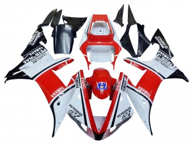 Blanc Rouge Noir Petronas Carénage Moto Yamaha YZF 1000 R1 2002-2003 Pas Chère