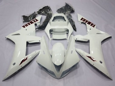 Blanc Perle Noir Carénage Moto Yamaha YZF 1000 R1 2002-2003 Pas Chère