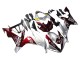 Argent Rouge Fortuna Motul Carénage Moto Yamaha YZF 1000 R1 2004-2006