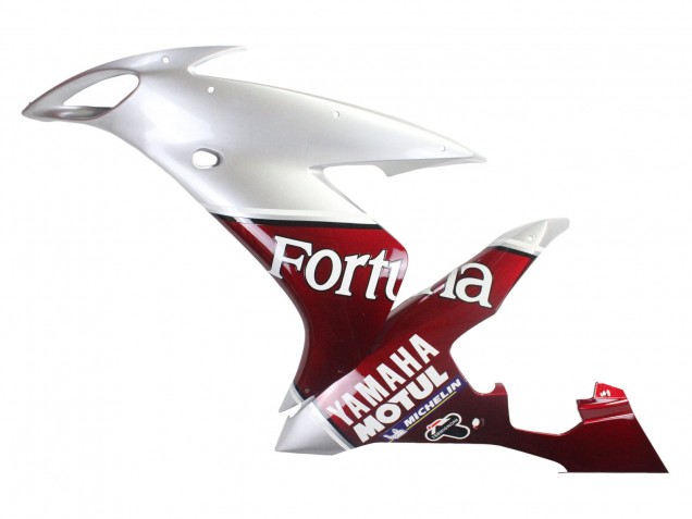 Argent Rouge Fortuna Motul Carénage Moto Yamaha YZF 1000 R1 2004-2006